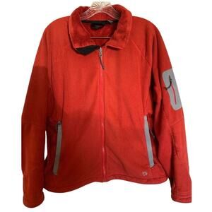 Mountain HardWear full zipper fleece jacket size women's large